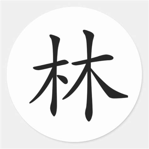 lin in chinese character.